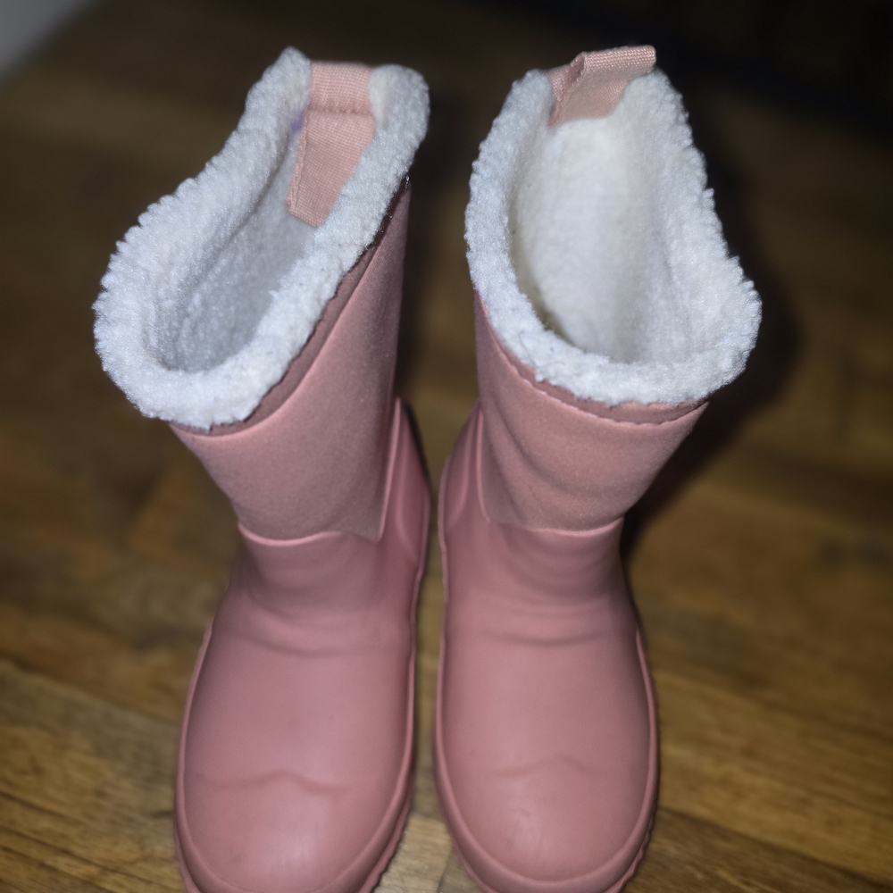 Hunter Kids Pink Rain & Snow Boots